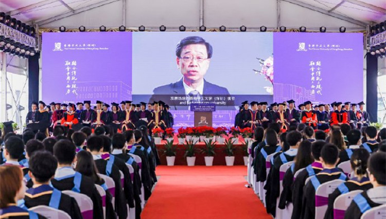 李家超寄語港中大（深圳）畢業生：共創大灣區未來