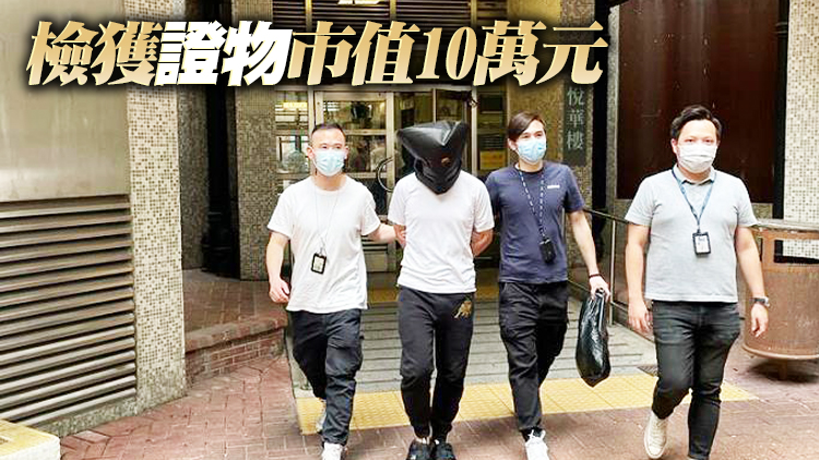 警突擊搜查天水圍一單位拘一男 檢獲百餘克毒品