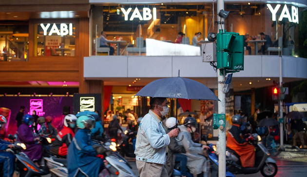 鋒面晚間由北往南接近台島 今晚全台降雨增多