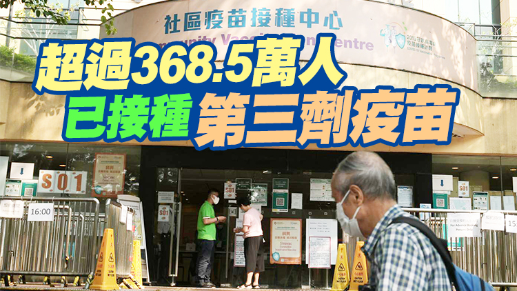 本港新增逾3.1萬人打針 超過2.3萬人接種第三針疫苗