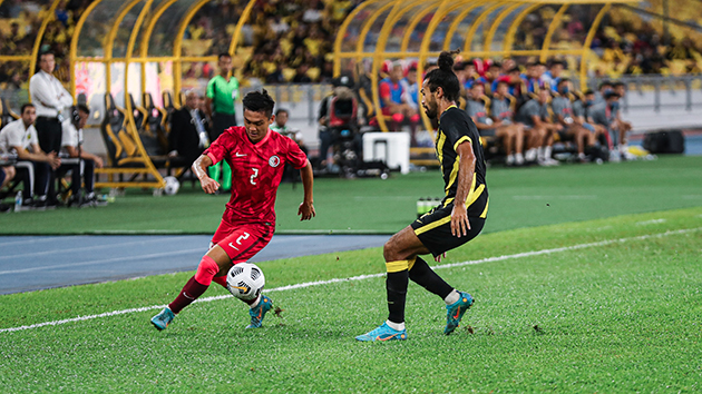 安達臣領軍出師不利 港隊0:2不敵大馬