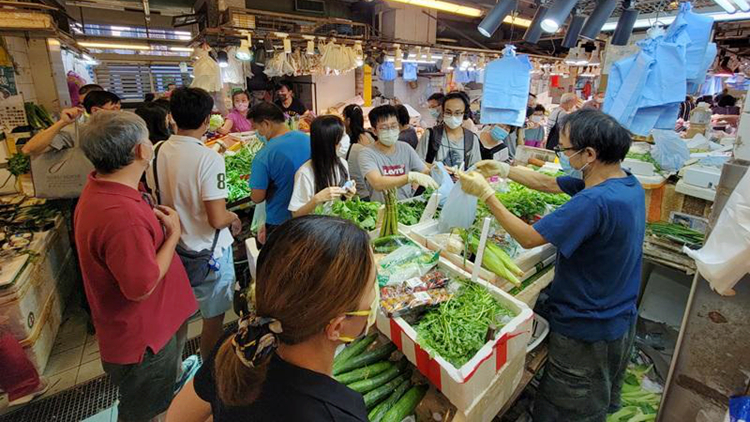 1日內地供港蔬菜逾2600公噸 鮮活食品供應充足穩定