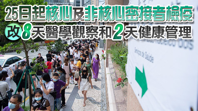澳門新增60宗確診個案 本輪疫情累計170人感染