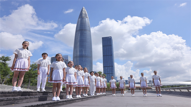 有片｜以音樂為橋樑 慶回歸灣區少年歌曲傳唱活動舉辦