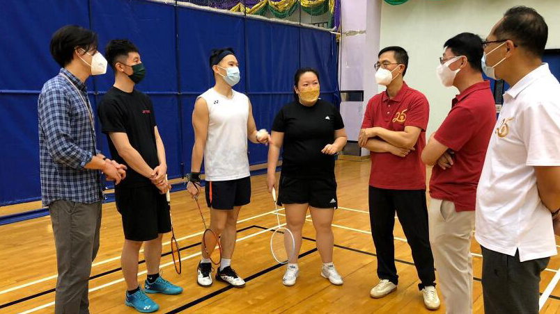 楊潤雄掌文體旅局首日視察康體設施