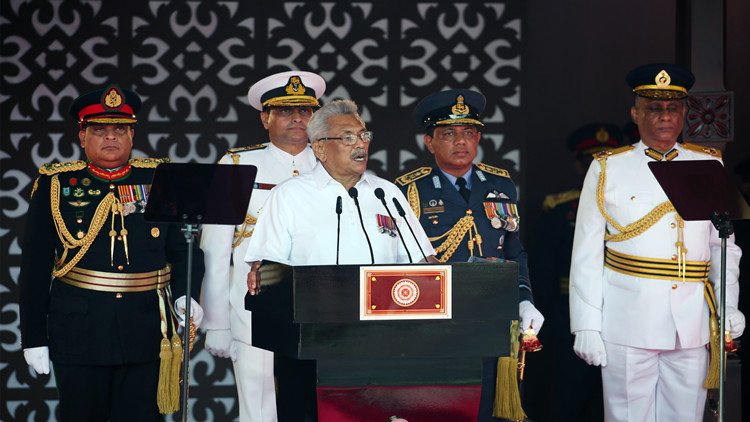 斯里蘭卡總統已離開首都科倫坡