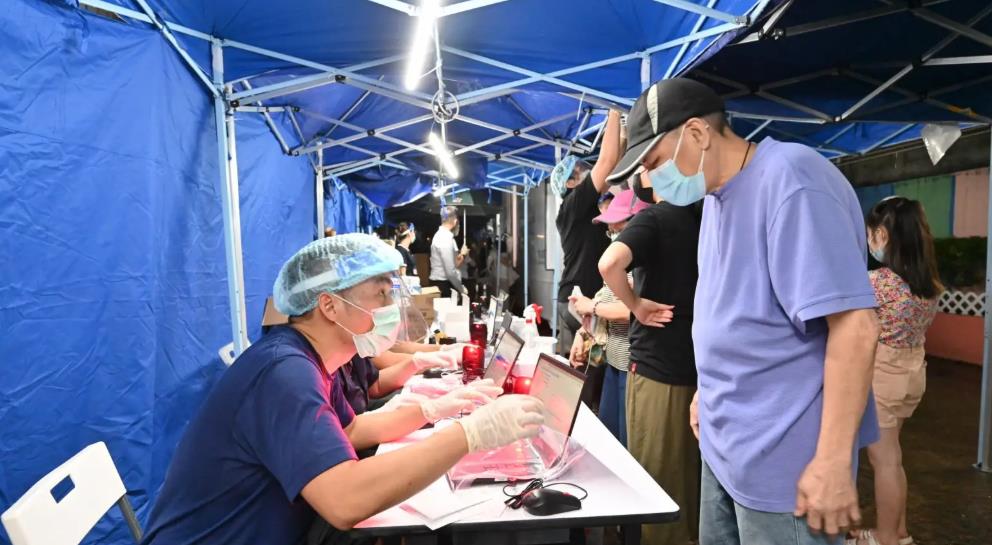 觀塘安泰邨盛泰樓強檢 發現28宗陽性個案