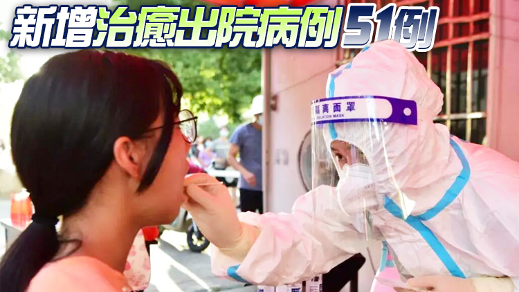 內地昨日新增本土確診46例 新增本土無症狀306例