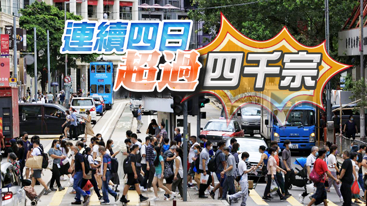 本港24日新增4250宗確診 確診數字或2至3周翻一番