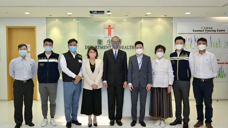 盧寵茂到訪衞生署 期望攜手共建健康香港