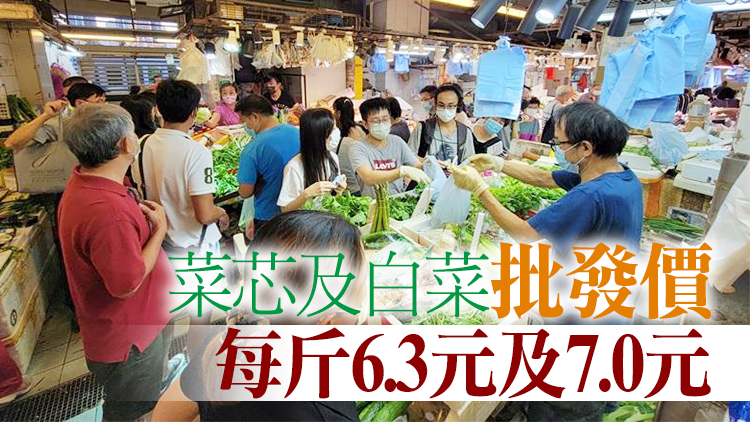 10日內地供港蔬菜2700公噸 鮮活食品供應充足穩定