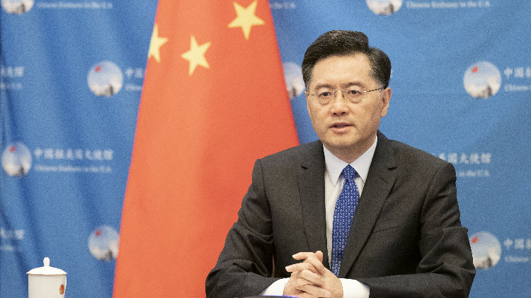 秦剛：佩洛西竄訪台灣是徹頭徹尾的政治挑釁和鬧劇