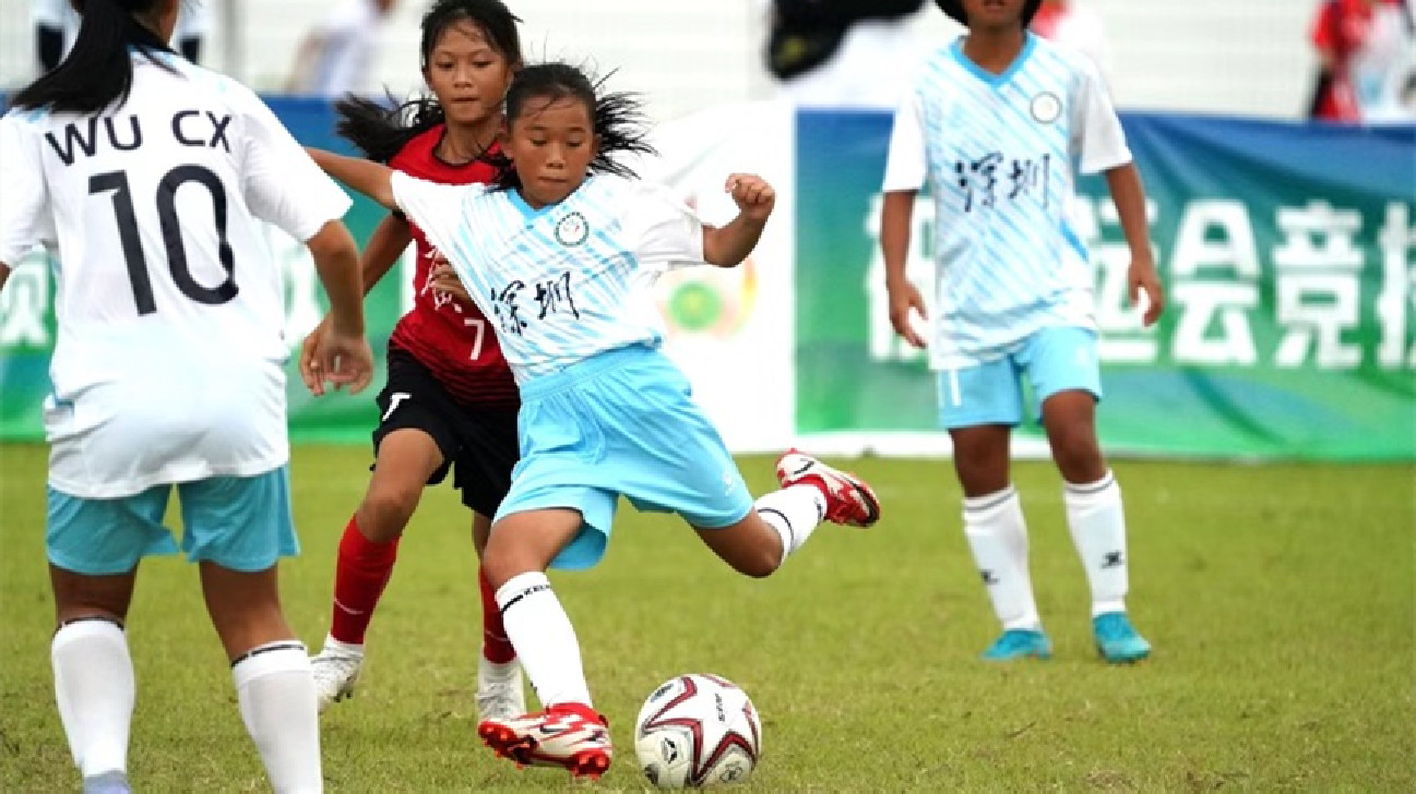 深圳寶安女足勇奪省運會女子丁組冠軍