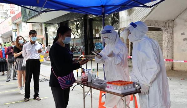 惠州市在密接篩查中發現1例本土陽性個案