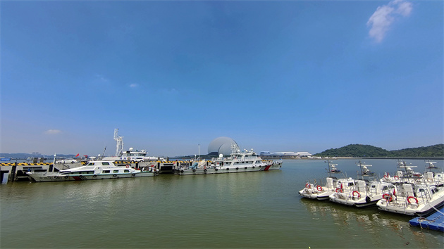 珠海海事防台Ⅲ級響應防範颱風「馬鞍」