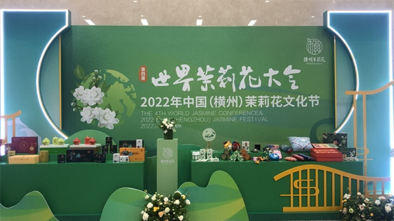 桂將舉辦世界茉莉花大會 推動橫州茉莉花品牌走向國際