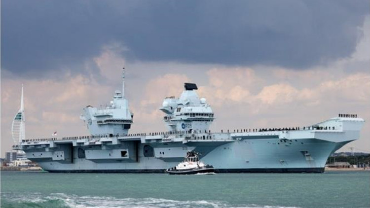 英國新航母剛啟程就拋錨 價值30億英鎊