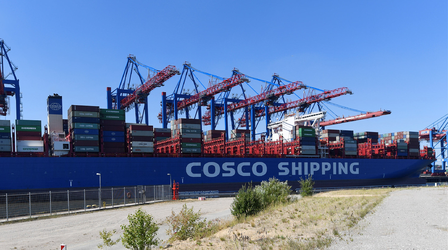 中遠海控半年多賺74%