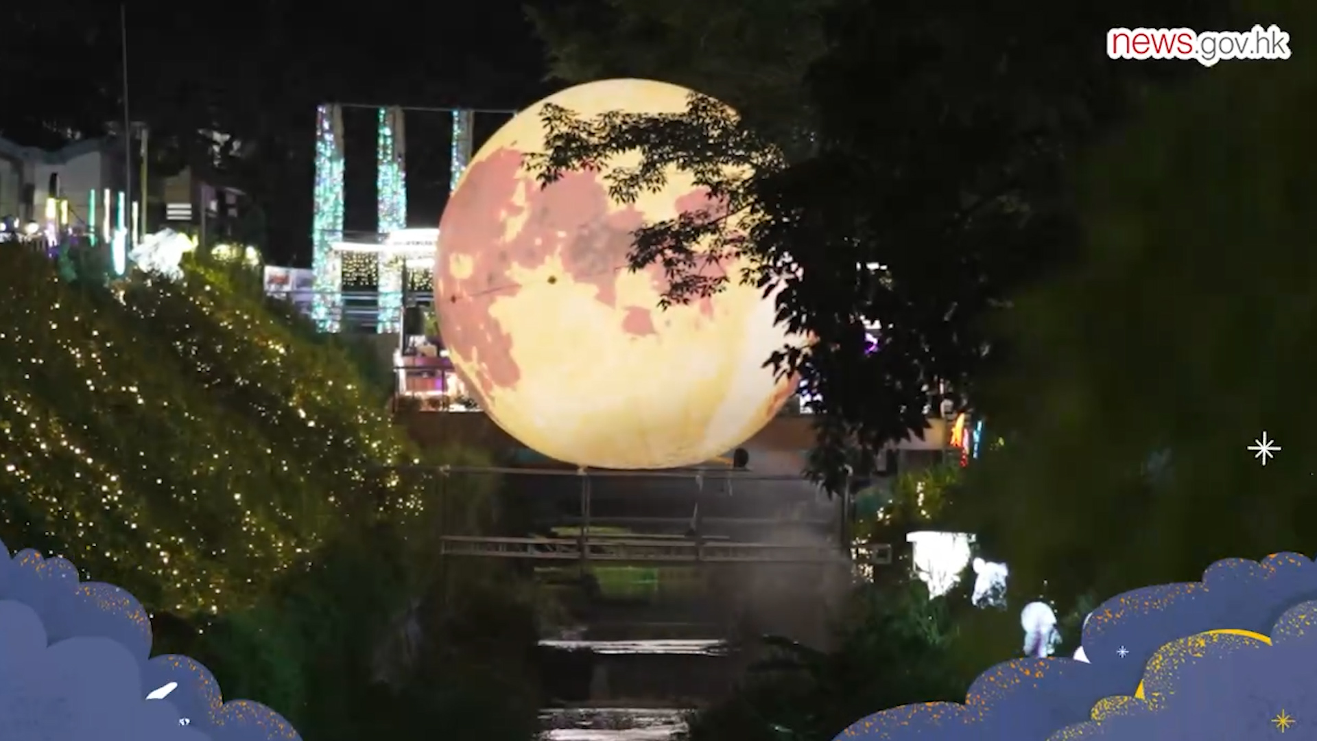 有片 |  中秋佳節香港多區舉辦彩燈展、花燈節等活動