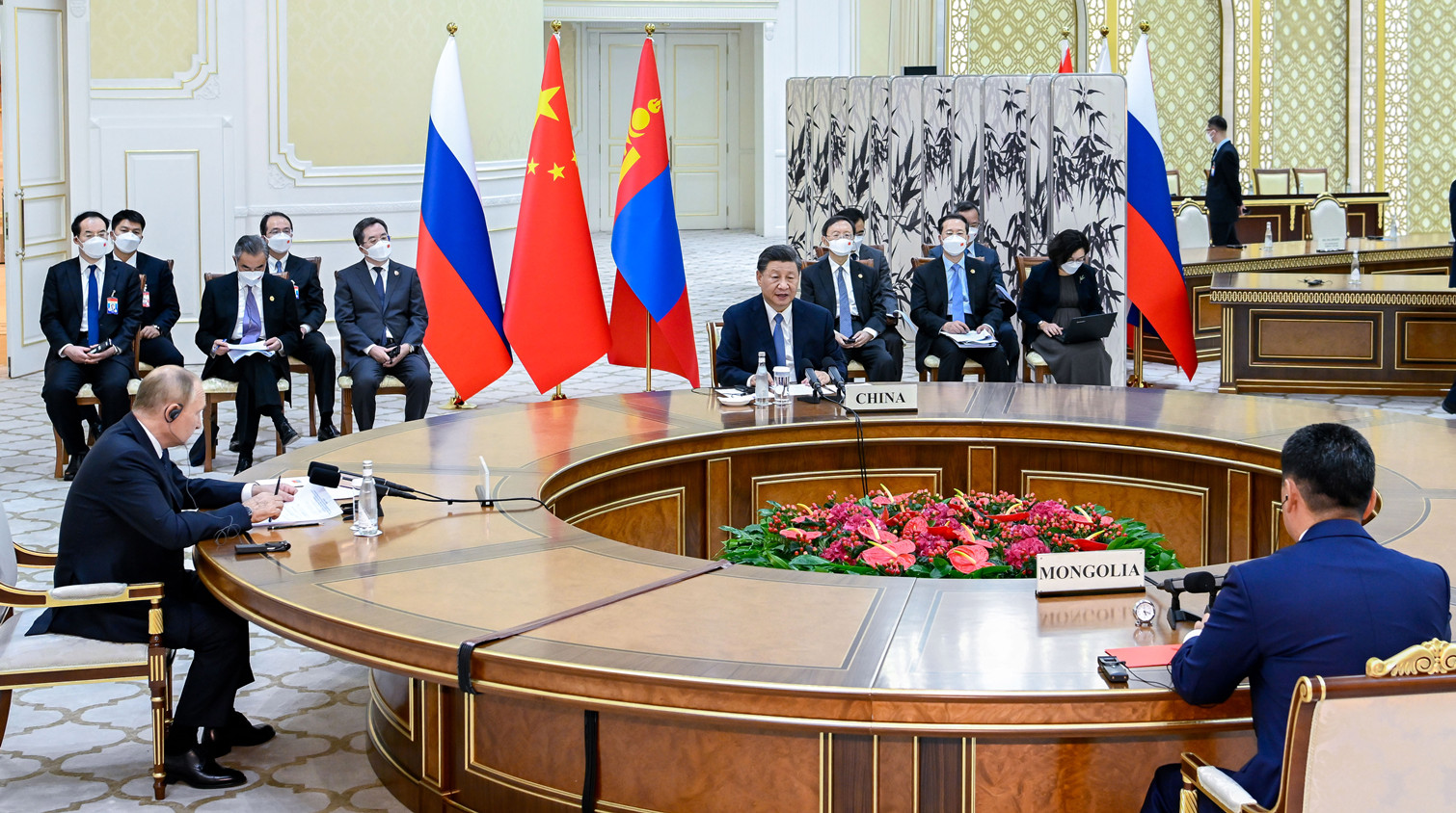 習近平出席中俄蒙元首第六次會晤