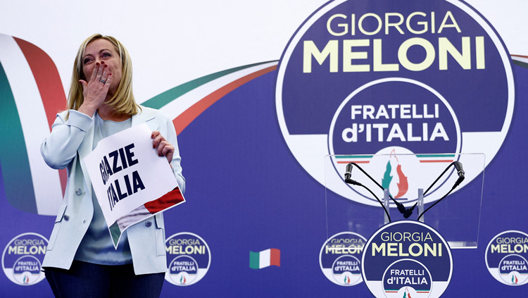 中右翼聯盟勝選 意大利或迎首位女總理