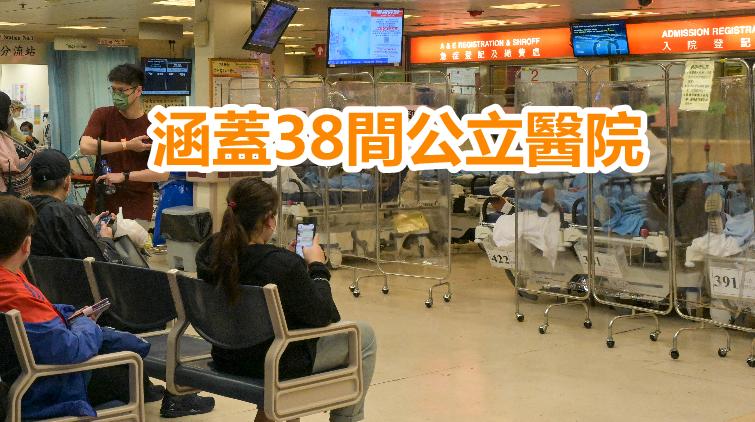 公院13日起再放寬探訪安排 擴展至急症及專科醫院及病房