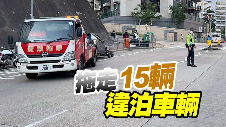 警方打擊九龍城交通違例 發出1891張牛肉乾