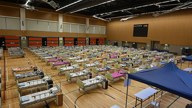 港灣道體育館暫託中心10月20日停止運作