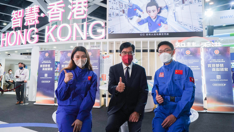 黃偉綸鼓勵「少年太空人」參與航天後勤任務