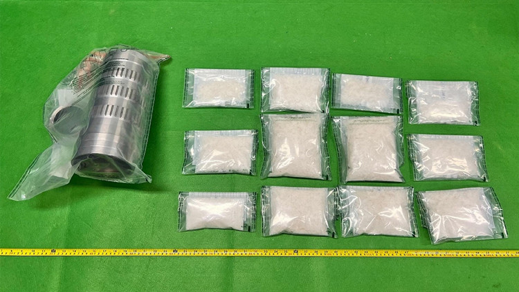 警方機場檢值134萬元懷疑冰毒 拘1涉案男子明日提堂