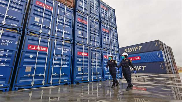 中老班列再添新站點 廣州海關助力廣州國際港首列中老班列順利發運