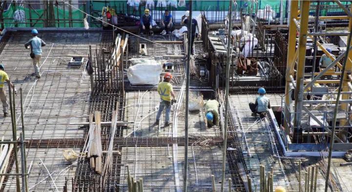 屯門一地盤煤氣洩漏 疑工人鑽穿喉管