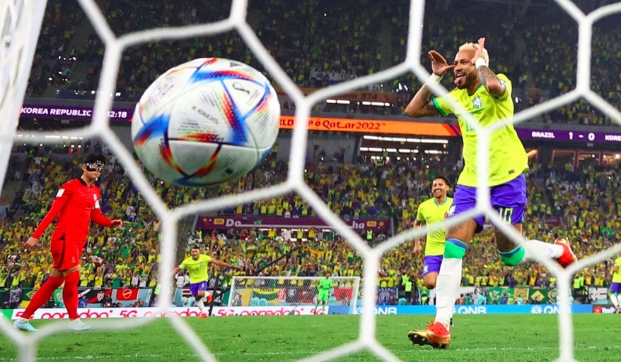 世界盃｜尼馬傷癒復出建功 巴西4:1輕取韓國晉8強