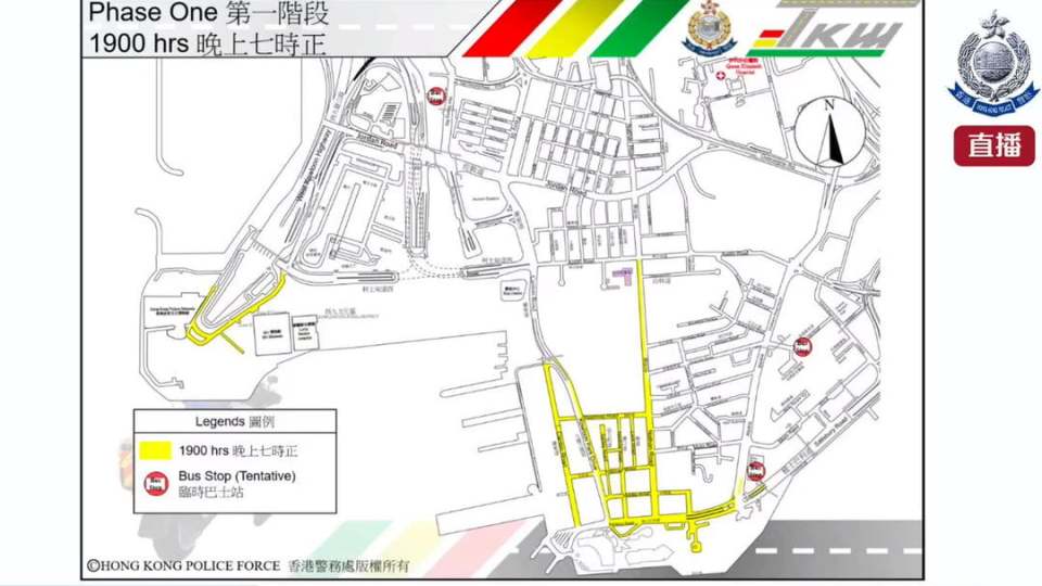 中環、尖沙咀及西九一帶平安聖誕將分階段封路 港鐵巴士加強服務