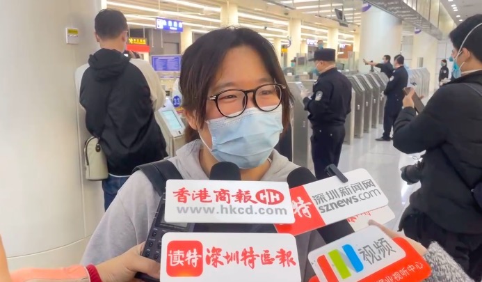 有片｜「港漂」張女士：入境深圳無需預約 整體順暢