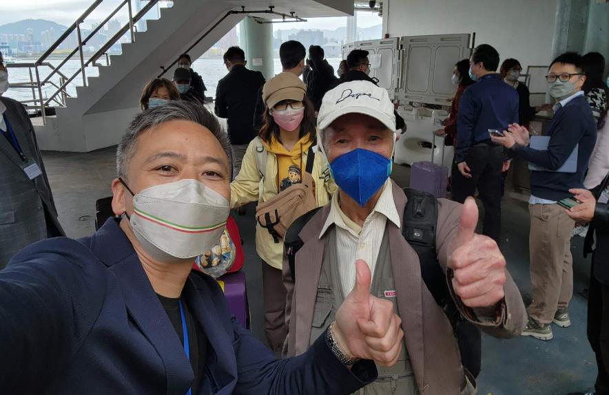 姚柏良視察海上客運復航 盼盡快踏入新階段