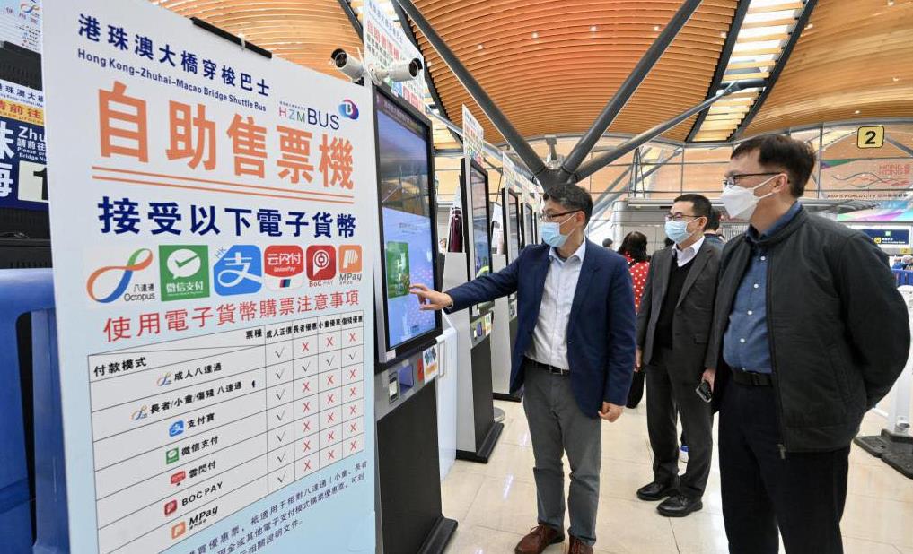 林世雄視察港珠澳大橋人工島口岸：整體交通非常暢順