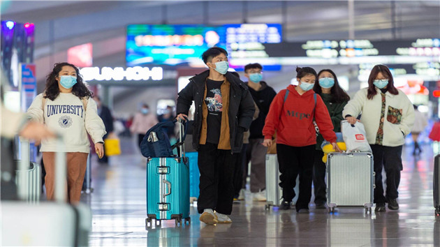 廣鐵春運客流持續增長 今日預計發送旅客121萬人次