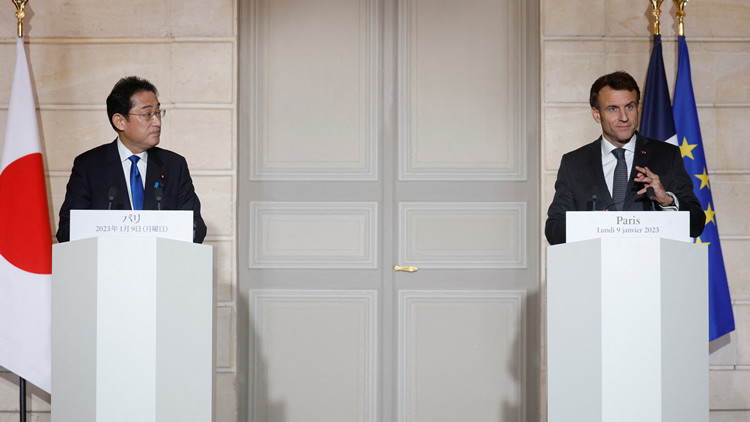 日本首相岸田文雄開啟歐美五國訪問行程 首站到訪法國