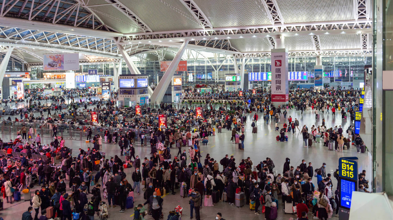 春運前三天廣鐵發送旅客346萬人次 日均超115萬人次