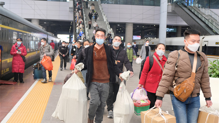 2023年內地春運返程火車票開售