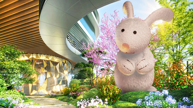 恒地邀荷蘭藝術家Florentijn Hofman設計月兔向港人拜年