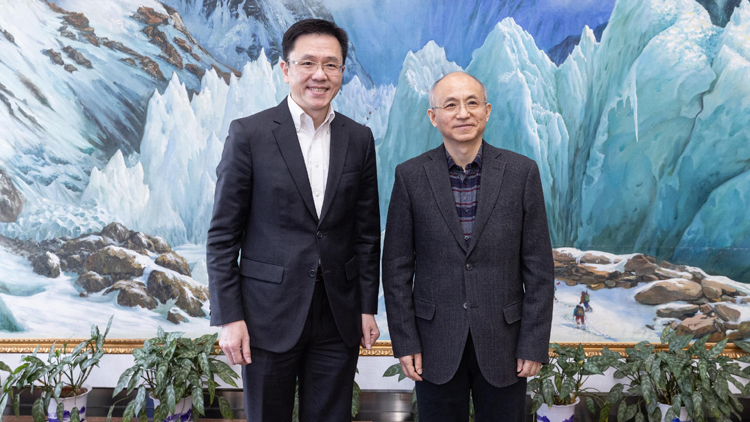 孫東拜會中科院副院長張亞平 就推動內地與香港科研交流交換意見