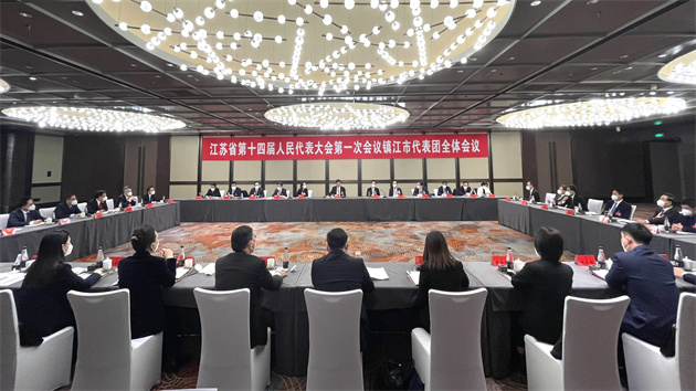 鎮江代表團：以奔跑姿態鞏固高質量發展態勢