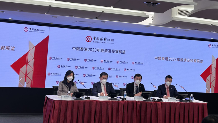 中銀香港料環球繼續受高通脹影響