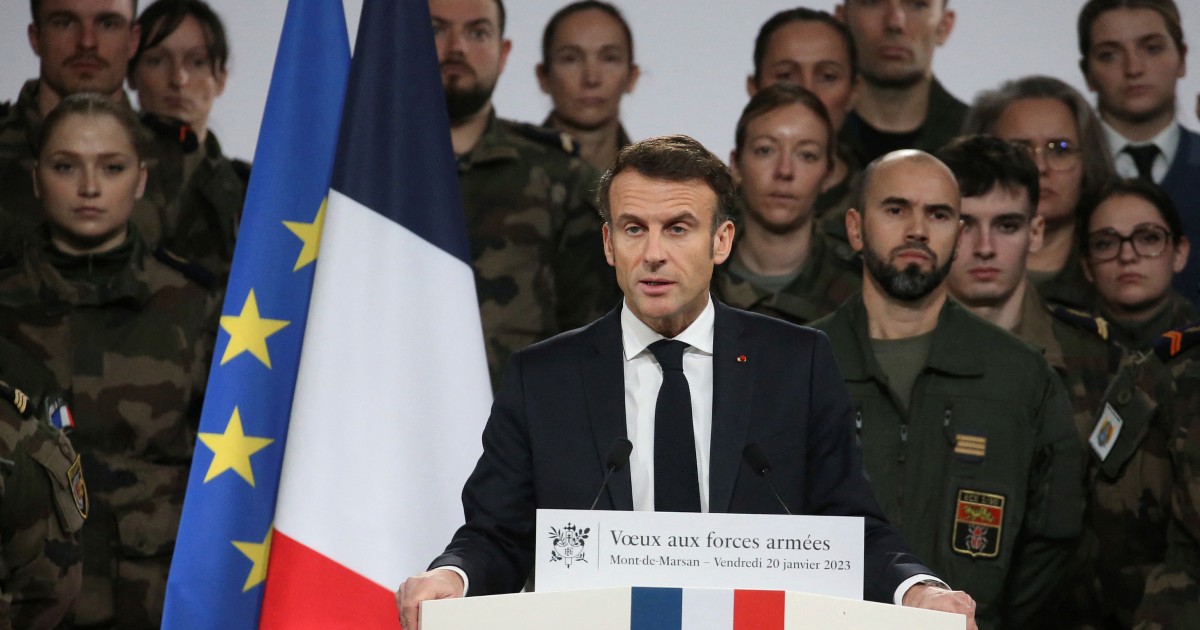 宣稱和平時代結束 馬克龍籲推動法國核武現代化