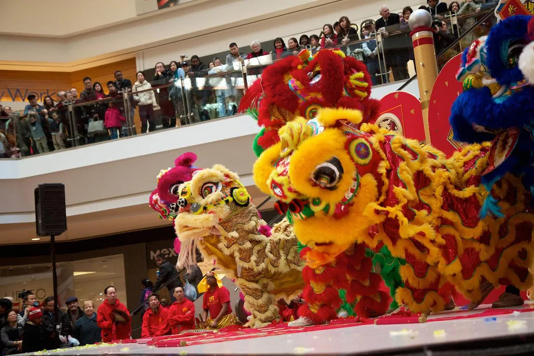 加拿大多倫多唐人街舉行兔年新春慶祝活動 瀰漫農曆新年氣氛