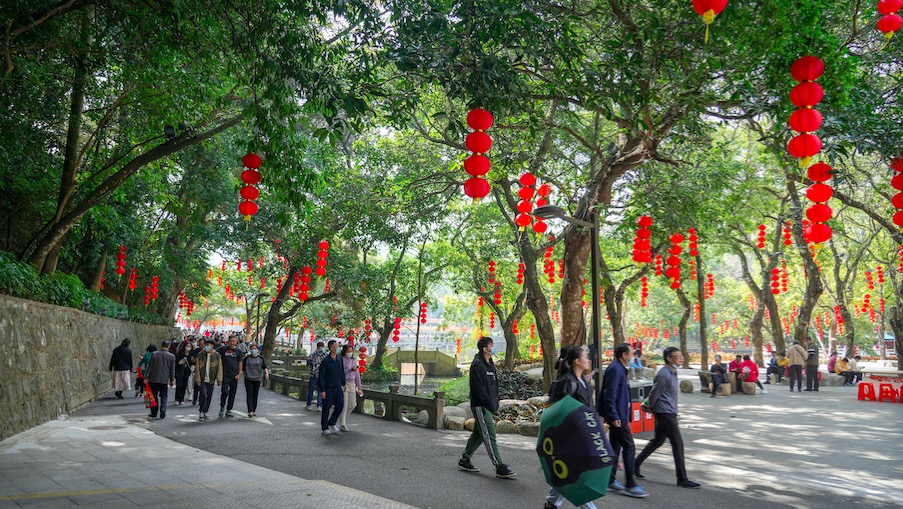 有片｜惠州羅浮山年味濃、遊人樂