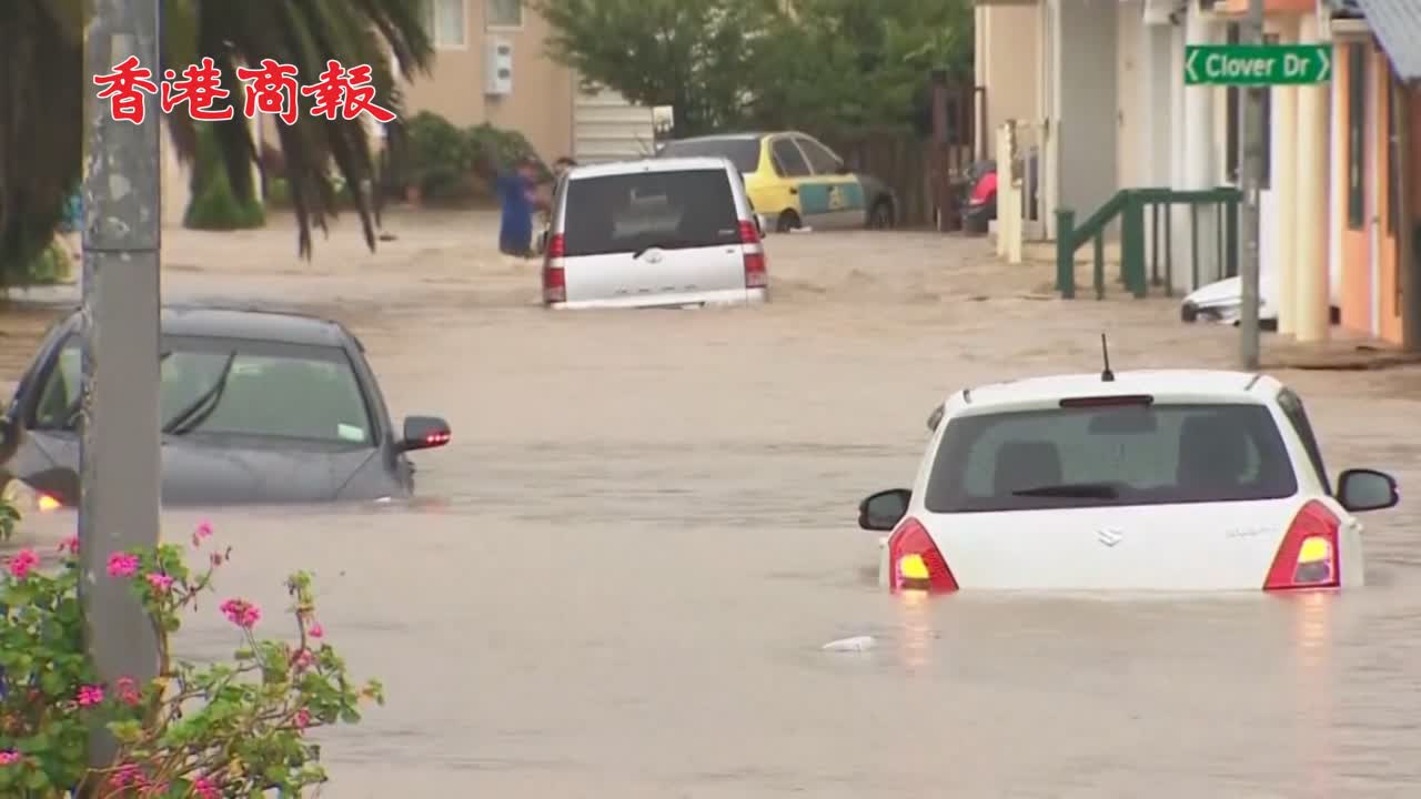 有片 | 新西蘭奧克蘭遭百年一遇洪災 已進入緊急狀態