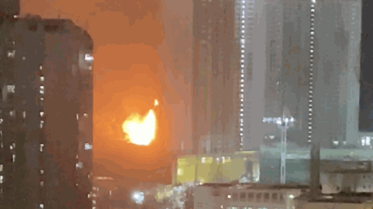 大埔富蝶邨地盤三級火警大致被救熄 暫未接獲受傷報告